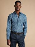 Charles Tyrwhitt Floral Liberty Print Slim Fit Shirt, Steel Blue