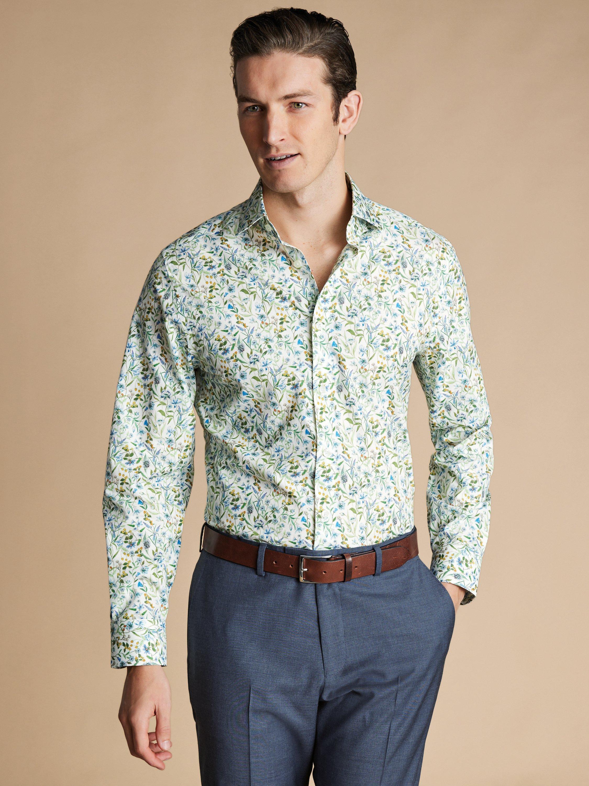 Charles Tyrwhitt Floral Liberty Print Slim Fit Shirt, Multi