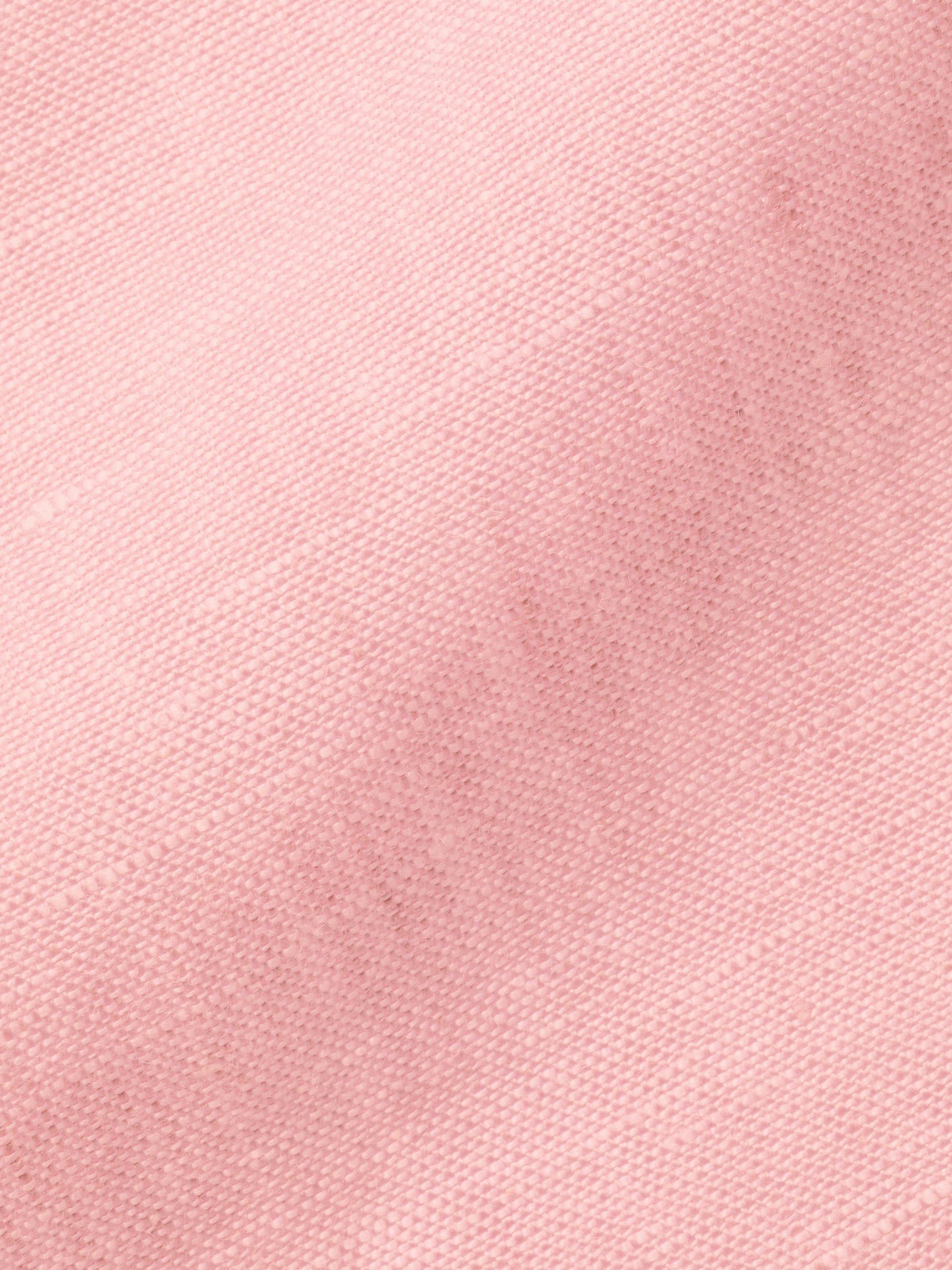 Product image 5 of 6, which shows Charles Tyrwhitt Slim Fit Linen Shirt, Pink, S