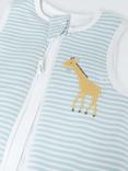 John Lewis Baby Giraffe Stripe Sleeping Bag, 2.5 Tog, Multi
