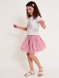 Monsoon Kids' Unicorn Head Top and Skirt Set