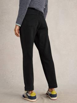 White Stuff Freya Straight Leg Jeans, Washed Black - view 2, Washed Black