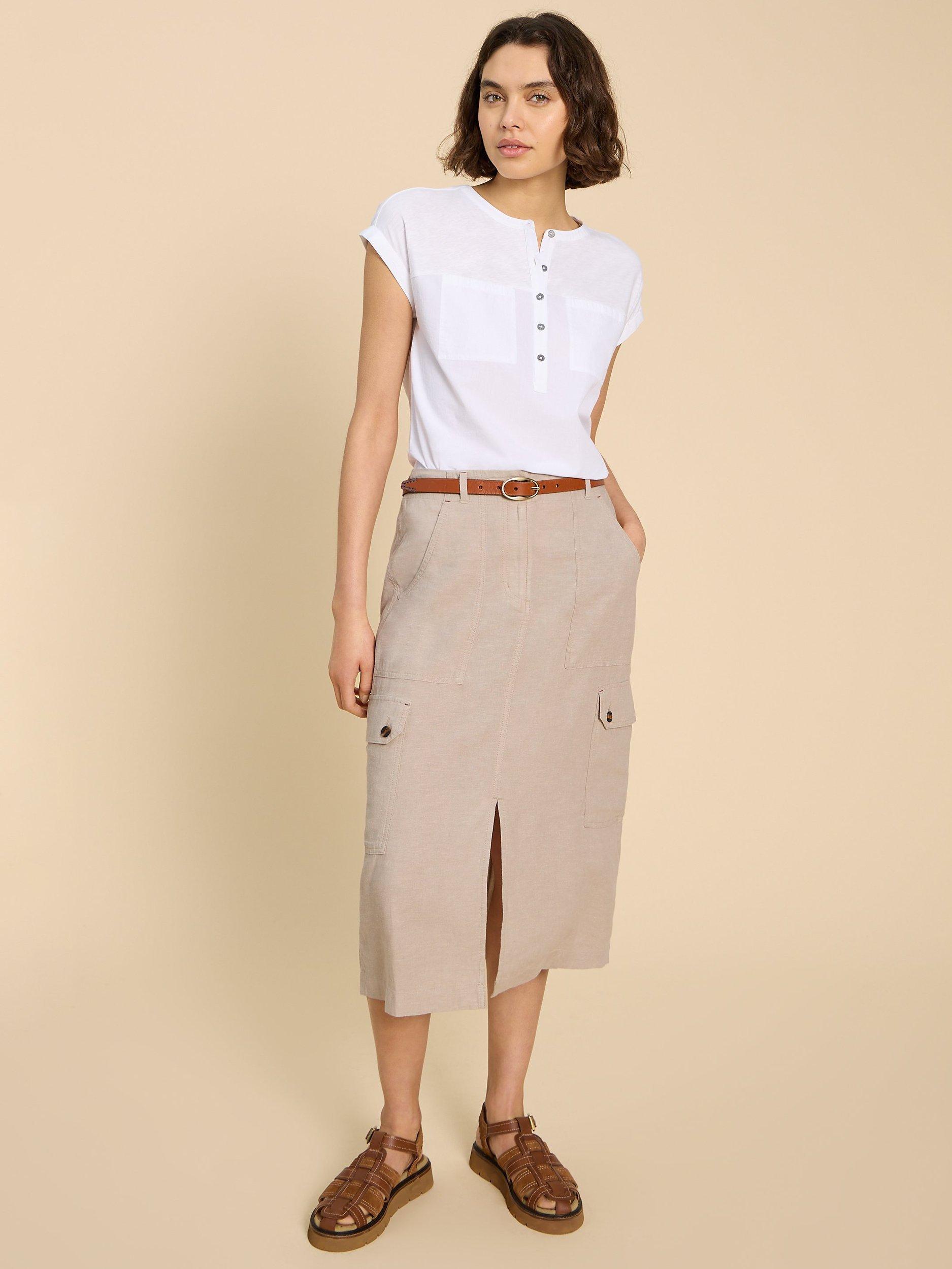 John lewis white midi skirt hotsell