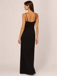 Adrianna by Adrianna Papell Knit Crepe Column Maxi Dress, Black