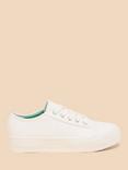 White Stuff Pippa Flatform Trainers, Natural White