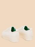 White Stuff Pippa Flatform Trainers, Natural White