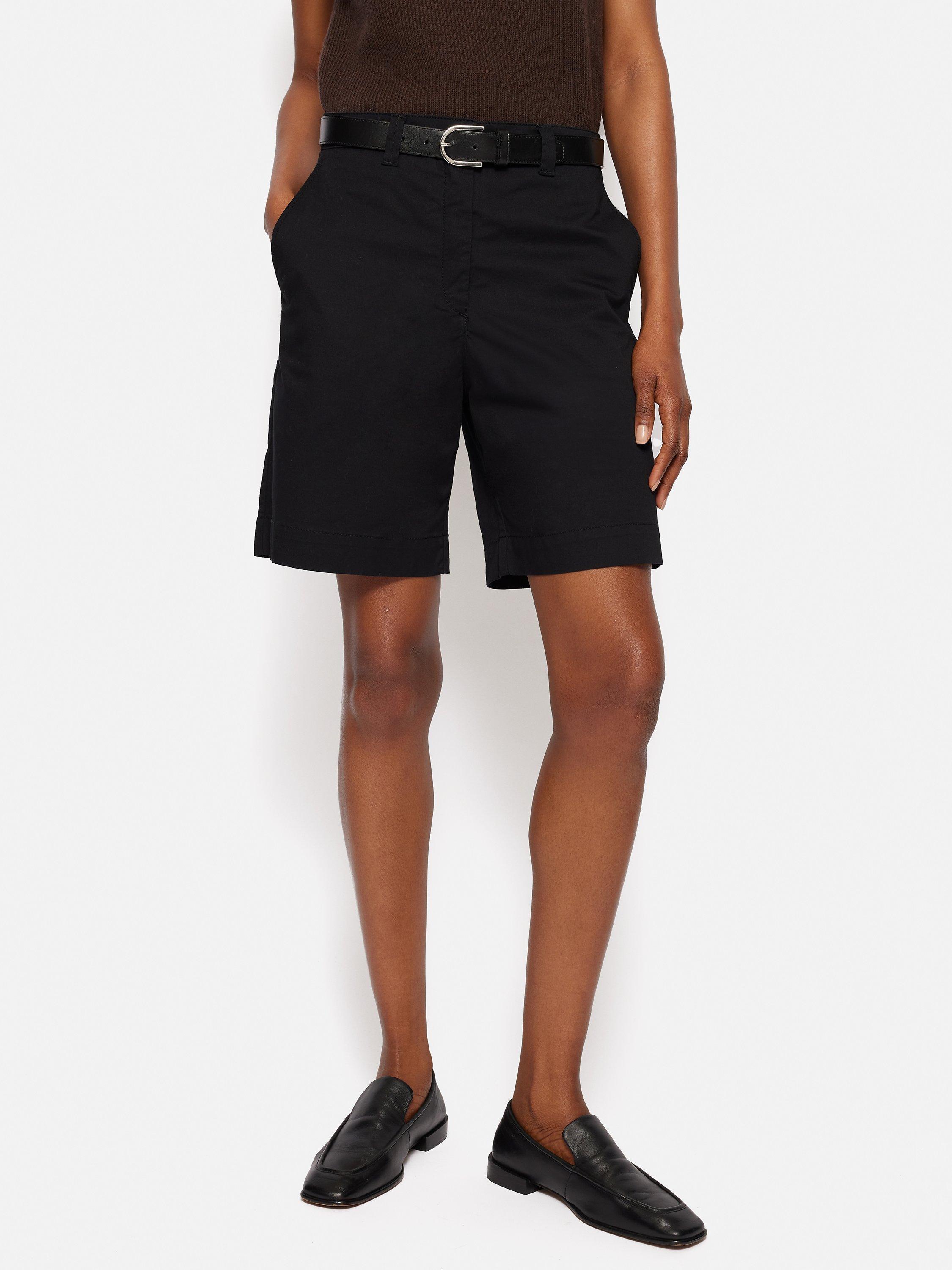 Jigsaw Washed Chino Shorts, Black
