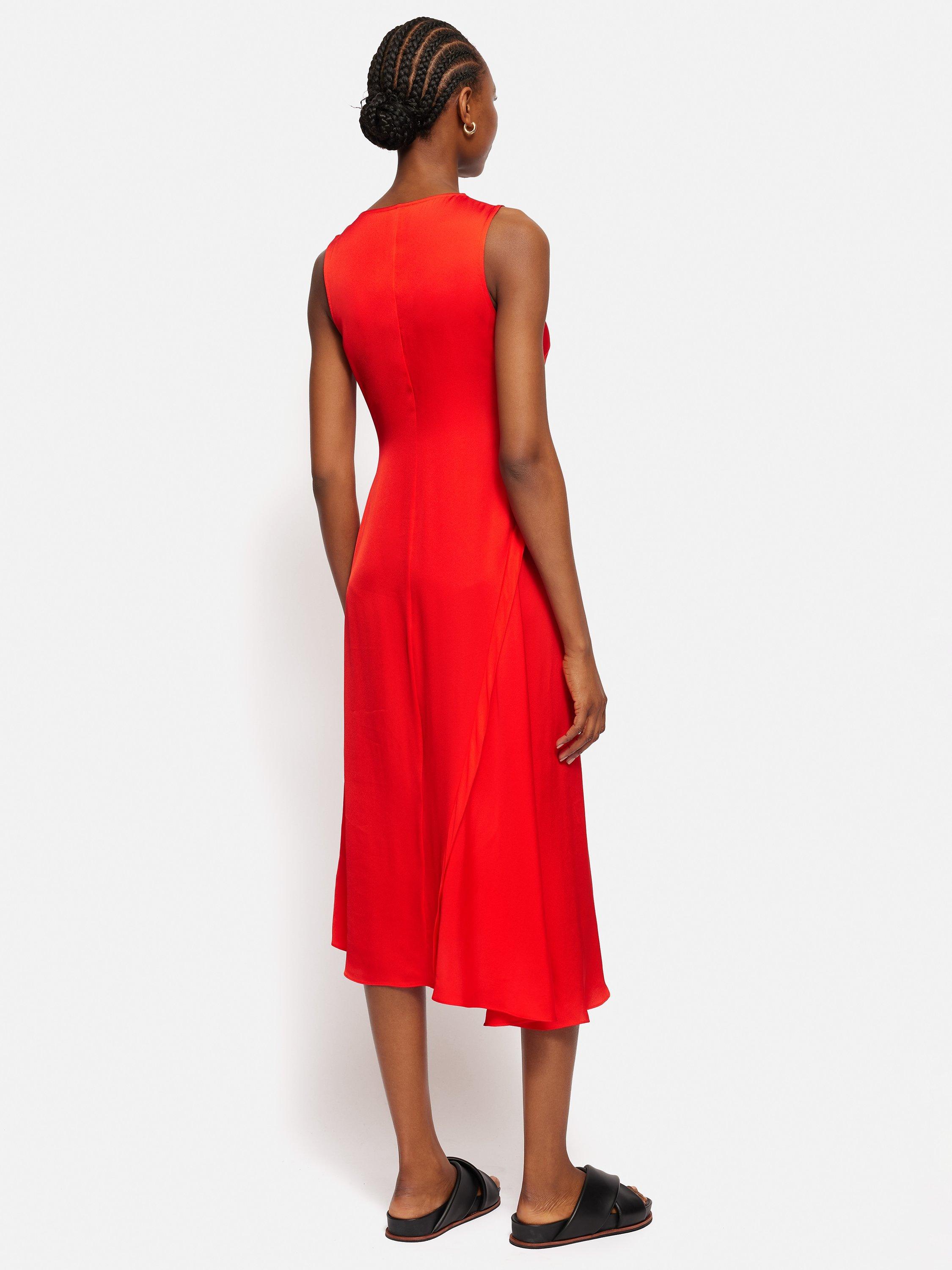 Jigsaw red dress hotsell