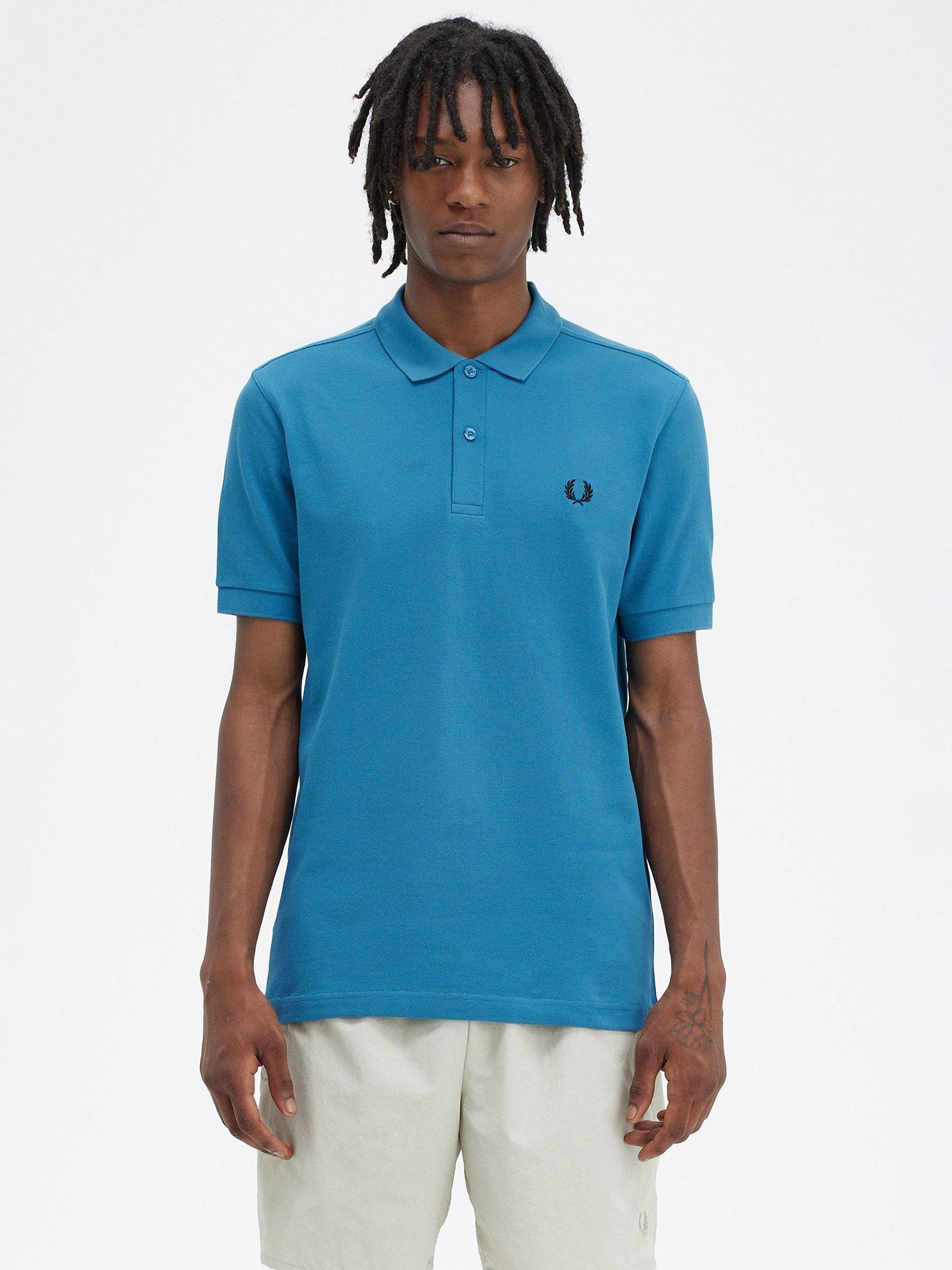 Fred Perry Twin Tipped Polo Shirt Blue