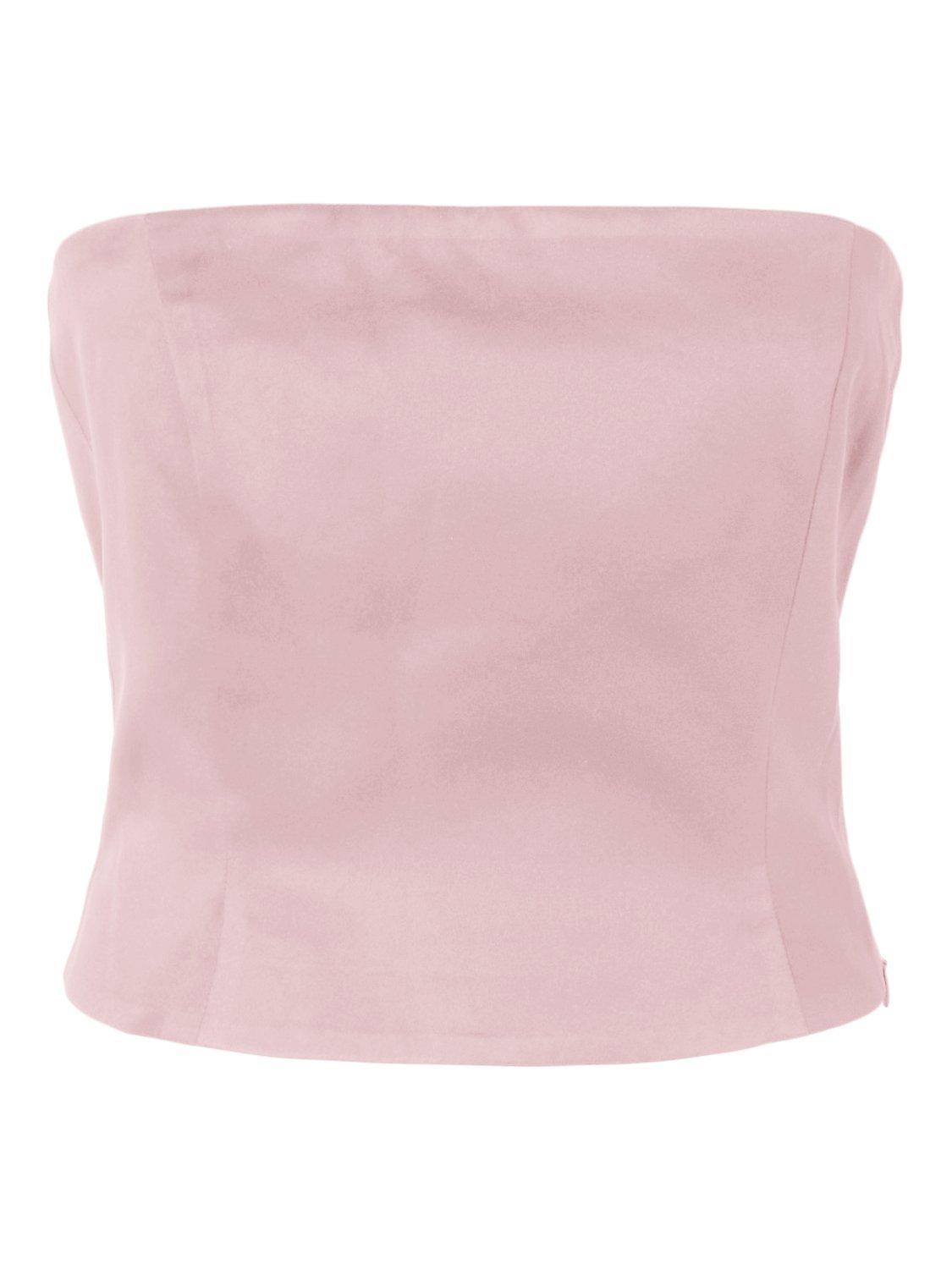 SELECTED FEMME Aresia Bustier Top, Cradle Pink