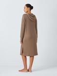 John Lewis Rib Knit Hooded Lounge Dress