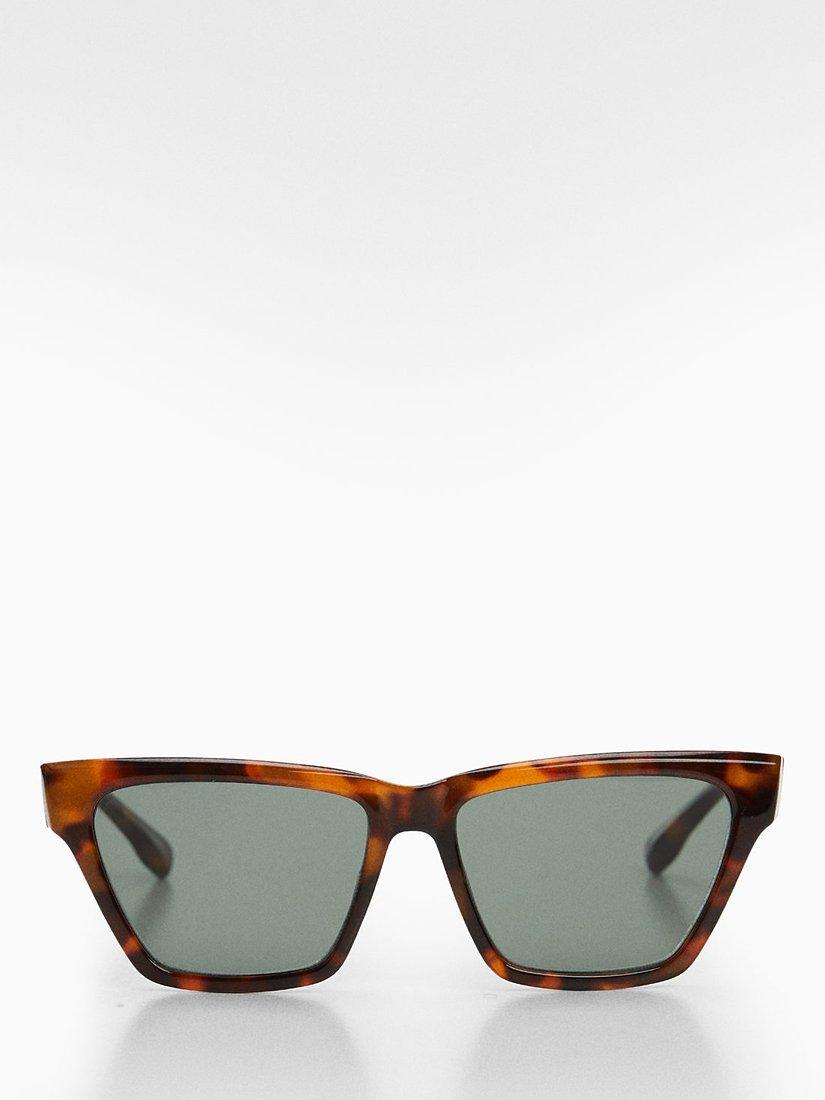 Mango Fatima Sunglasses, Dark Brown