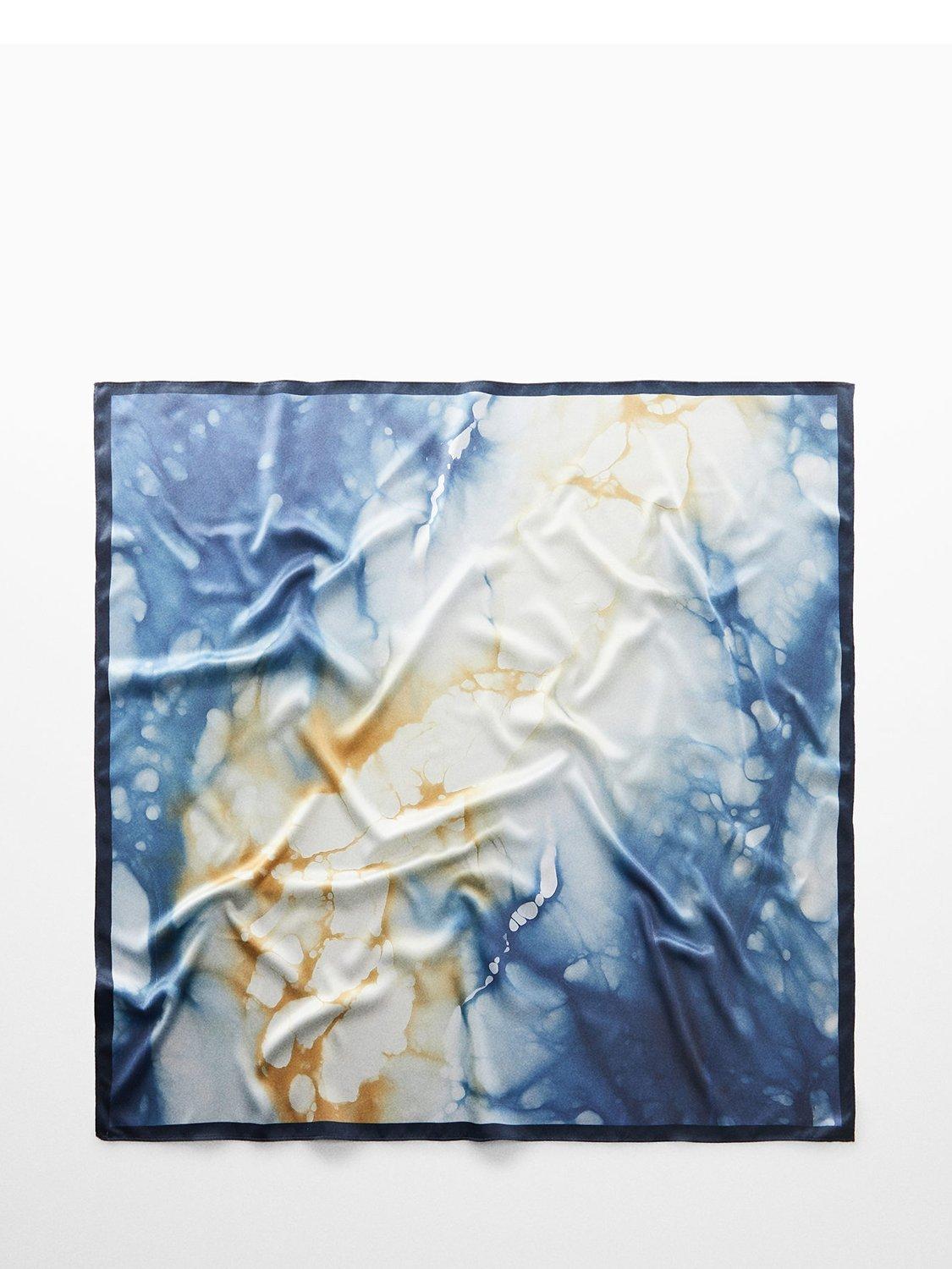 Mango Gradient Scarf, Medium Blue