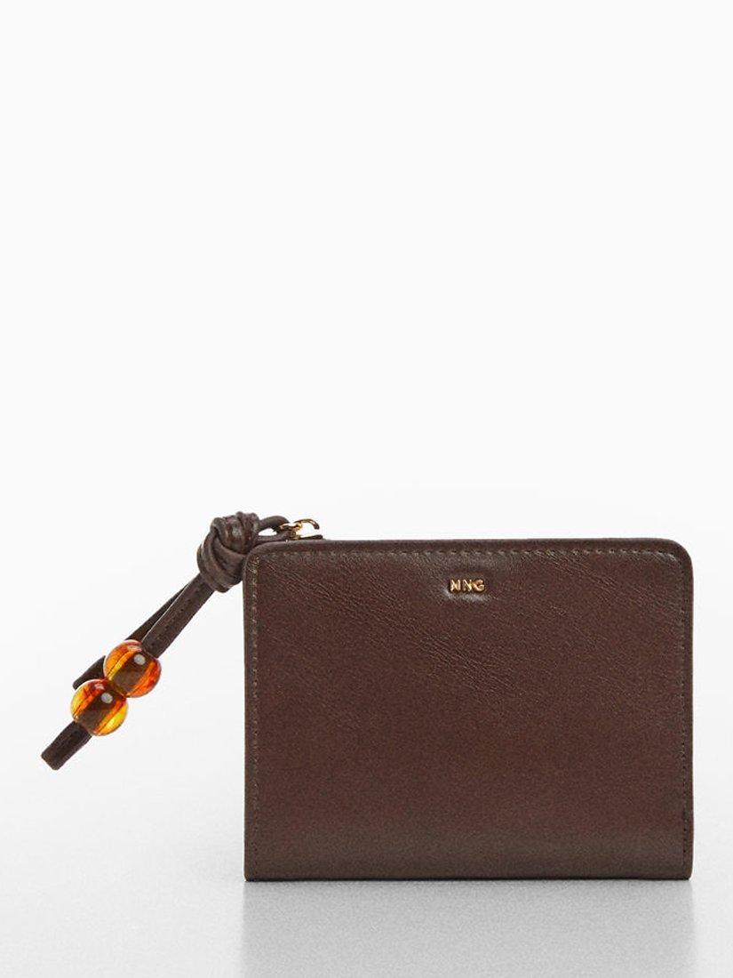 Mango Pachuru Wallet, Dark Brown, One Size