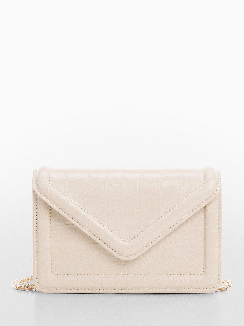 Mango Osaka Small Crossbody Bag, Natural White, One Size