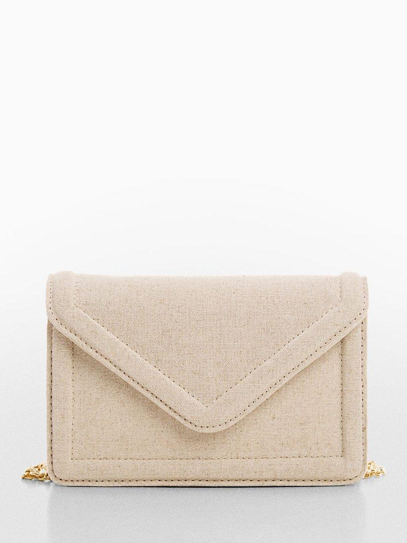 Mango Osaka Small Crossbody Bag, Light Beige, One Size
