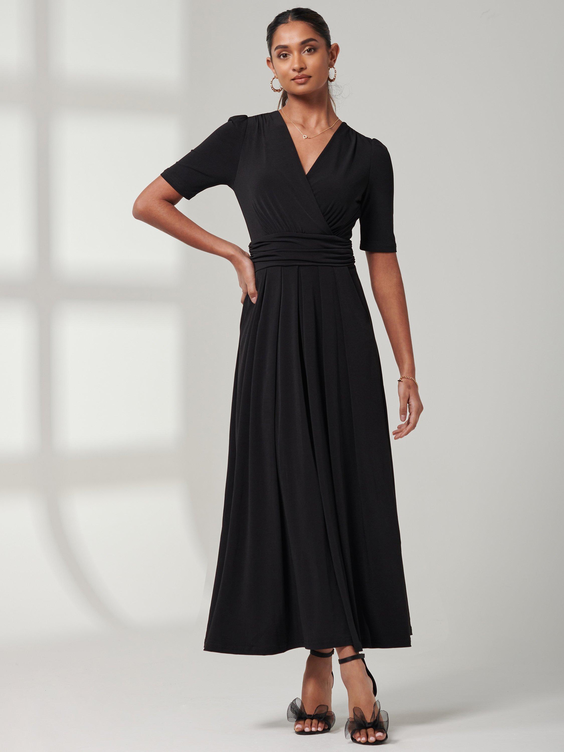 John lewis black maxi dress 2025