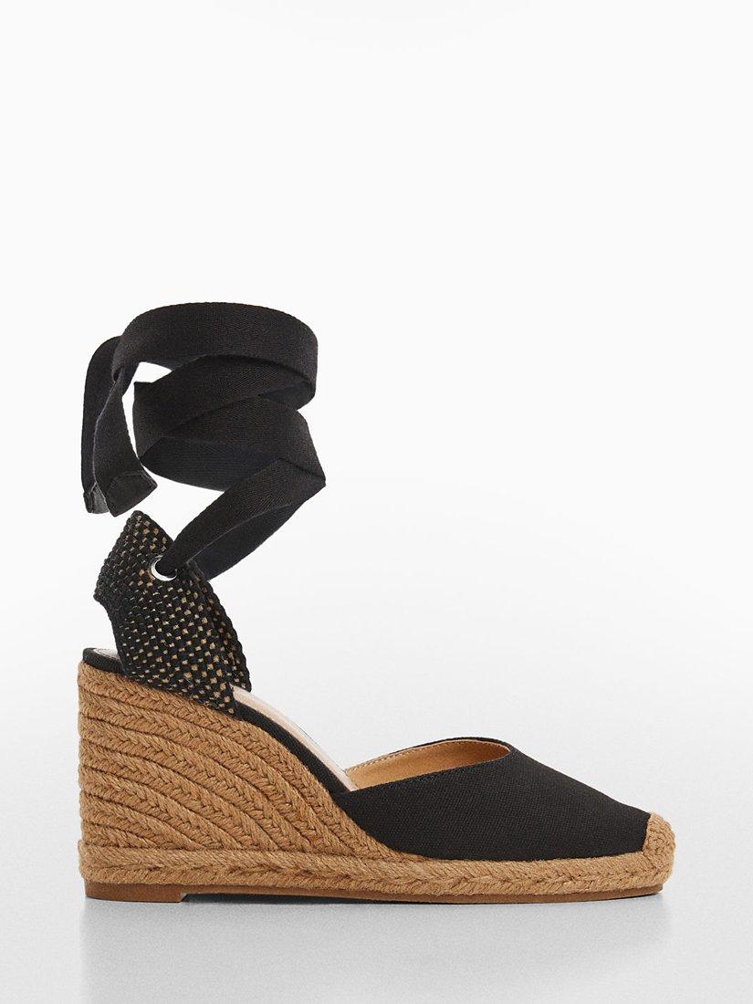 Mango Georgina Wedge Heel Espadrilles