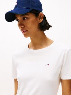 Tommy Hilfiger Slim Crew Neck T-Shirt, Ecru