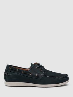 Rodd & Gunn Gordons Bay Burnished Leather Boat Shoes, Indigo