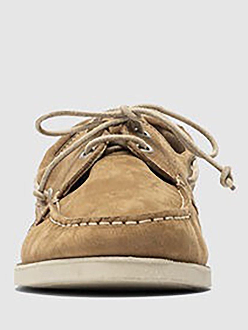 Product image 4 of 6, which shows Rodd & Gunn Viaduct Leather Boat Shoes, Tan, 7