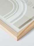 John Lewis Pine Wood Floating Poster Frame, Natural