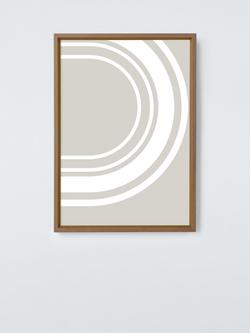 John Lewis Aluminium Poster Frame & Mount, Walnut, Walnut