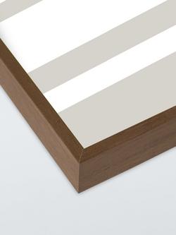 John Lewis Aluminium Poster Frame & Mount, Walnut - view 2, Walnut