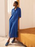 NRBY Carmen Cotton Double Gauze Midi Shirt Dress