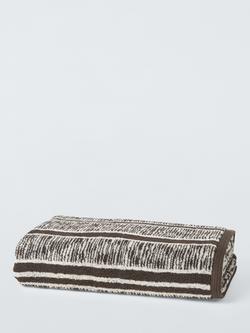 John Lewis X Collagerie Ikat Towels, Tobacco