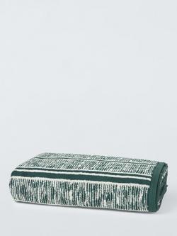John Lewis X Collagerie Ikat Towels, Leaf Green