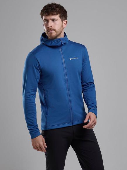 Montane Protium Lightweight Breathable Zipped Hoodie, Neptune Blue
