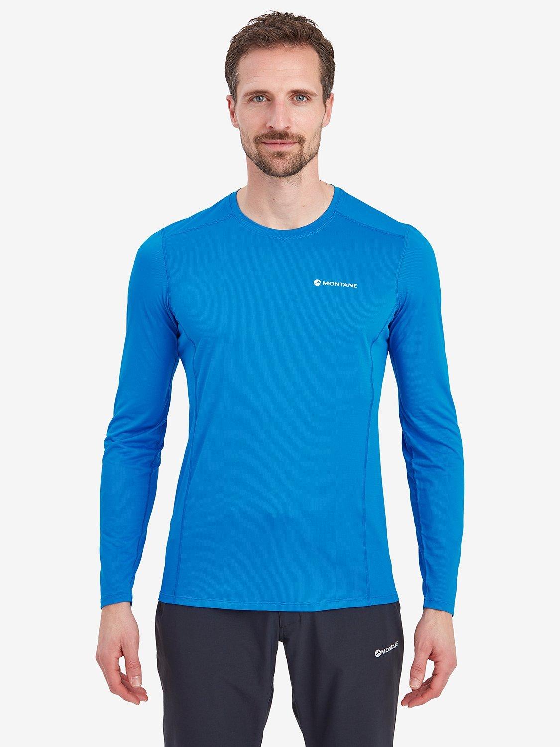 Montane Dart Lite Long Sleeve Baselayer, Electric Blue