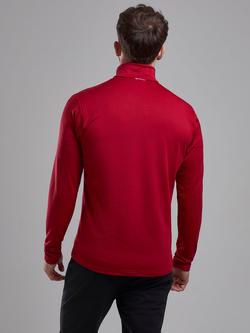 Montane Protium Lightweight Breathable Half Zip Pull On - view 2, Acer Red