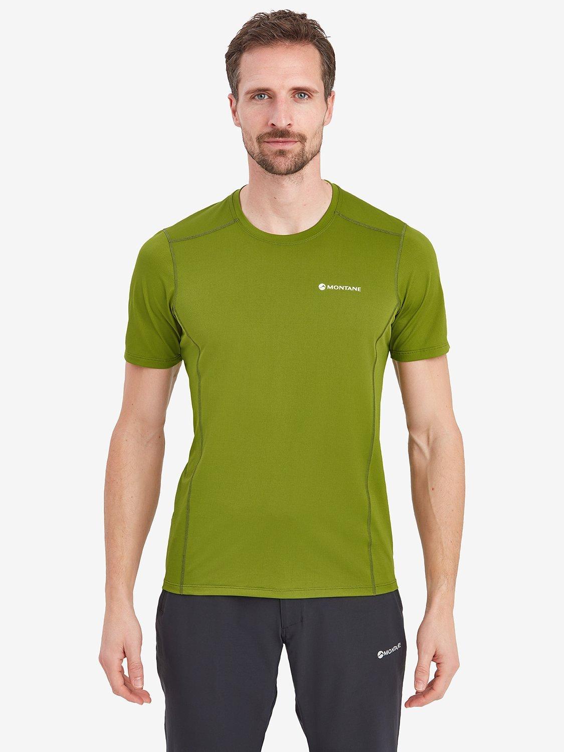 Montane Dart Lite Recycled T-Shirt Baselayer, Alder Green