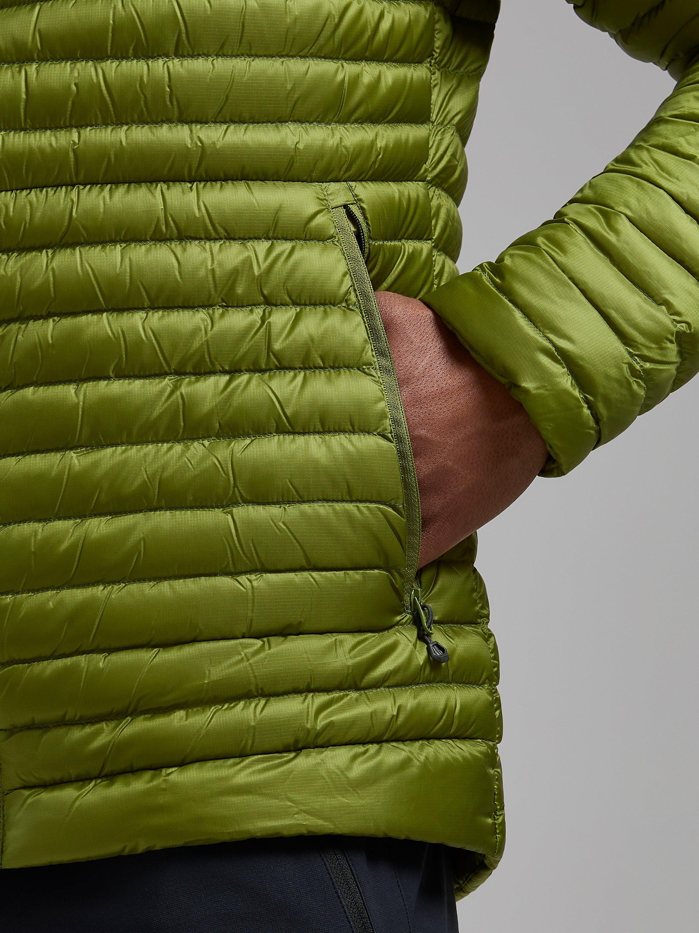 Montane Anti-Freeze Lite Hooded Packable Down Jacket, Alder Green