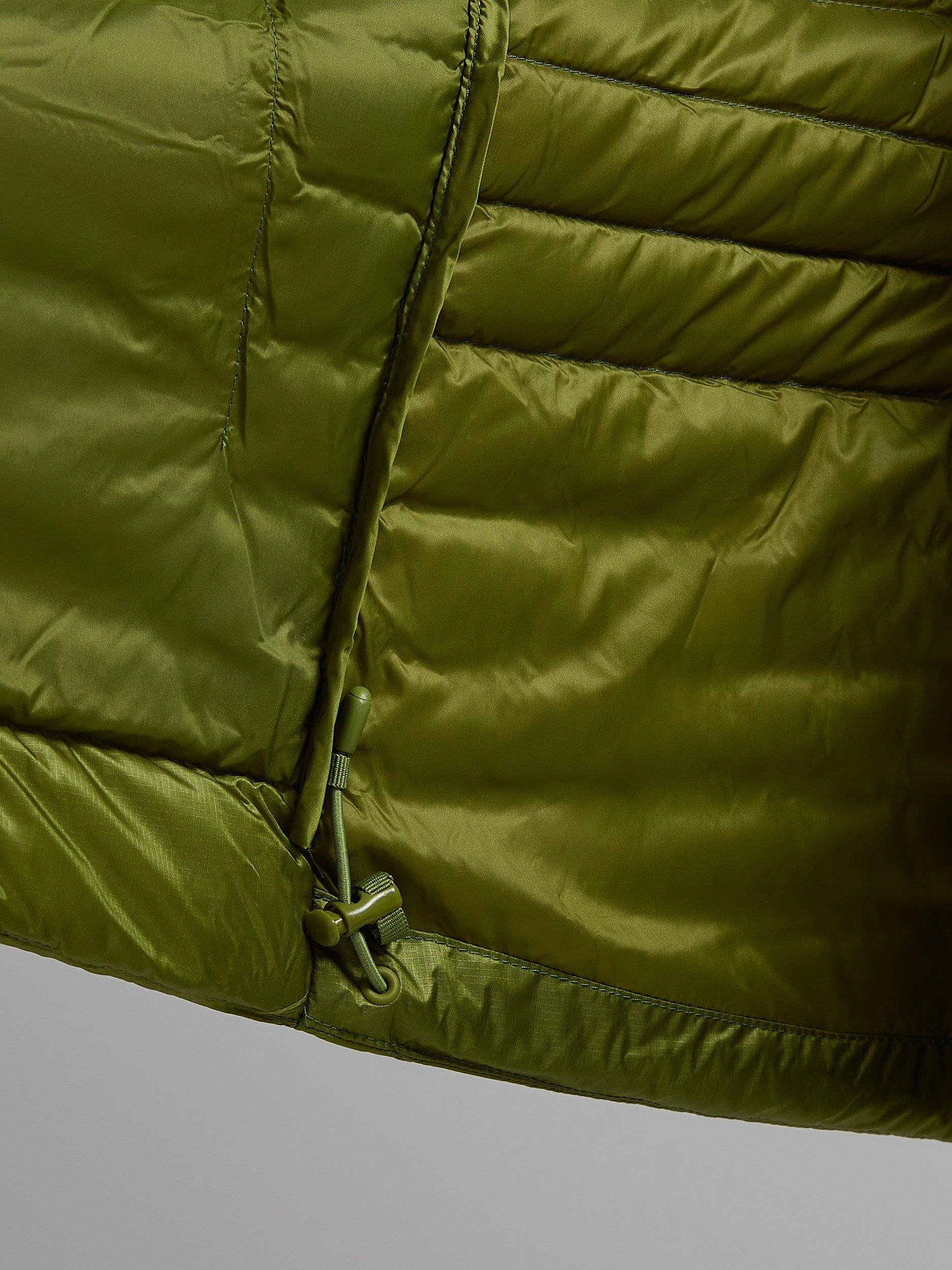 Product image 7 of 10, which shows Montane Anti-Freeze Lite Hooded Packable Down Jacket, Alder Green, M