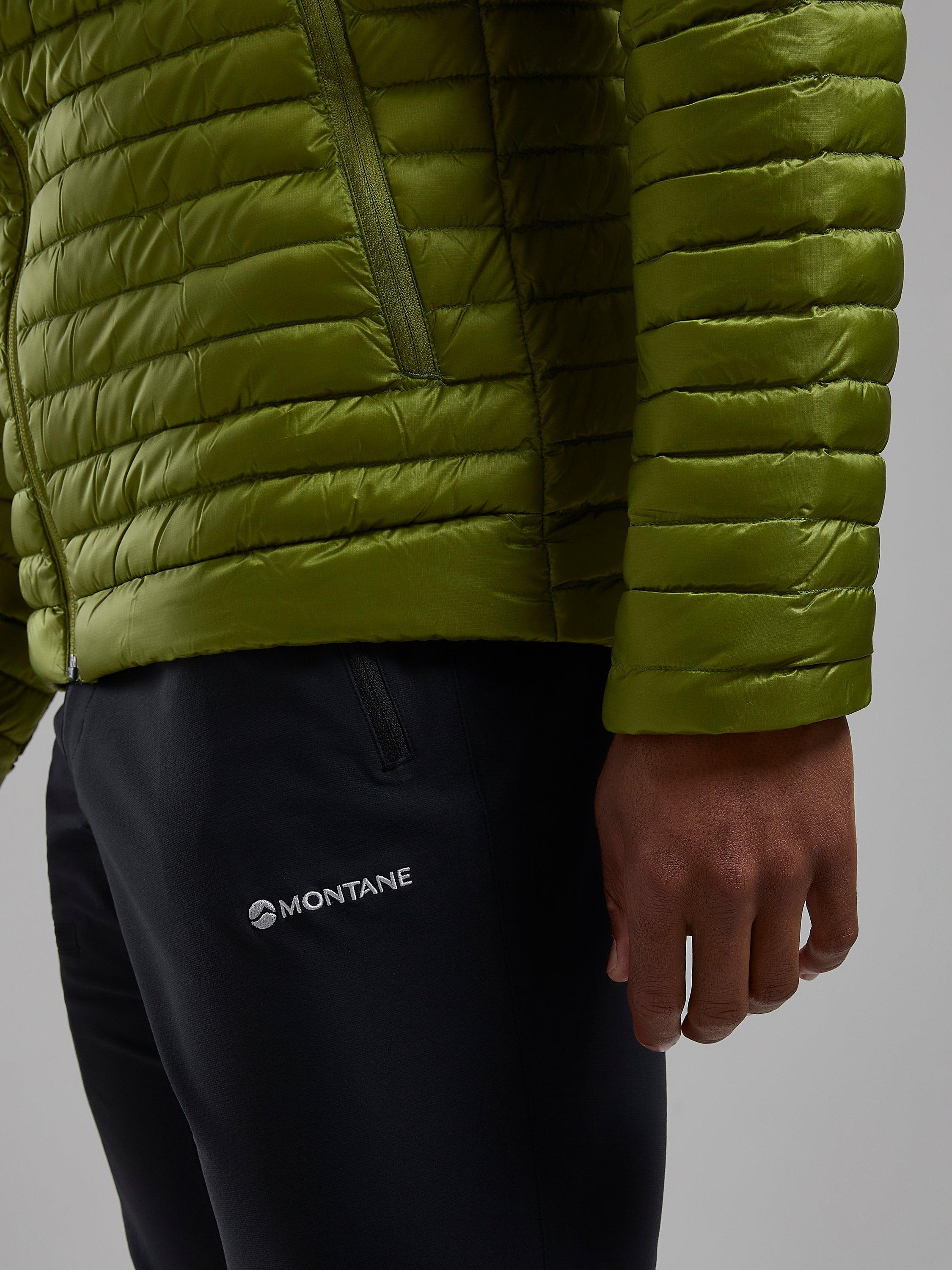 Product image 8 of 10, which shows Montane Anti-Freeze Lite Hooded Packable Down Jacket, Alder Green, M