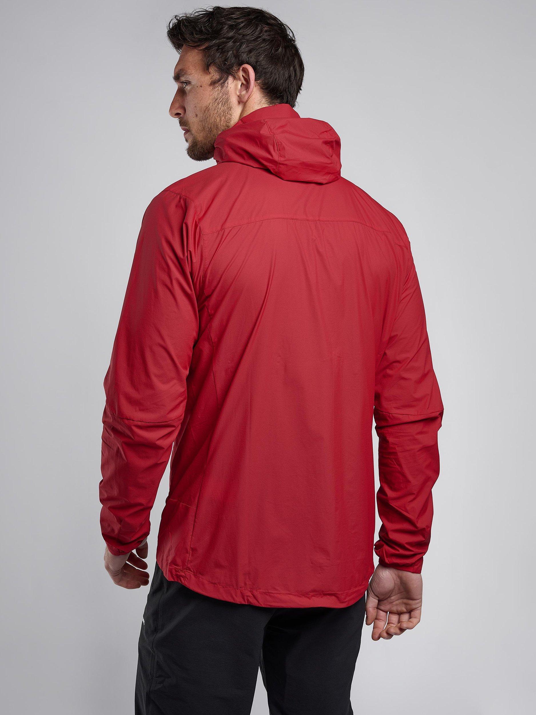 Product image 2 of 6, which shows Montane Men's Featherlite Windproof Jacket, Acer Red, S