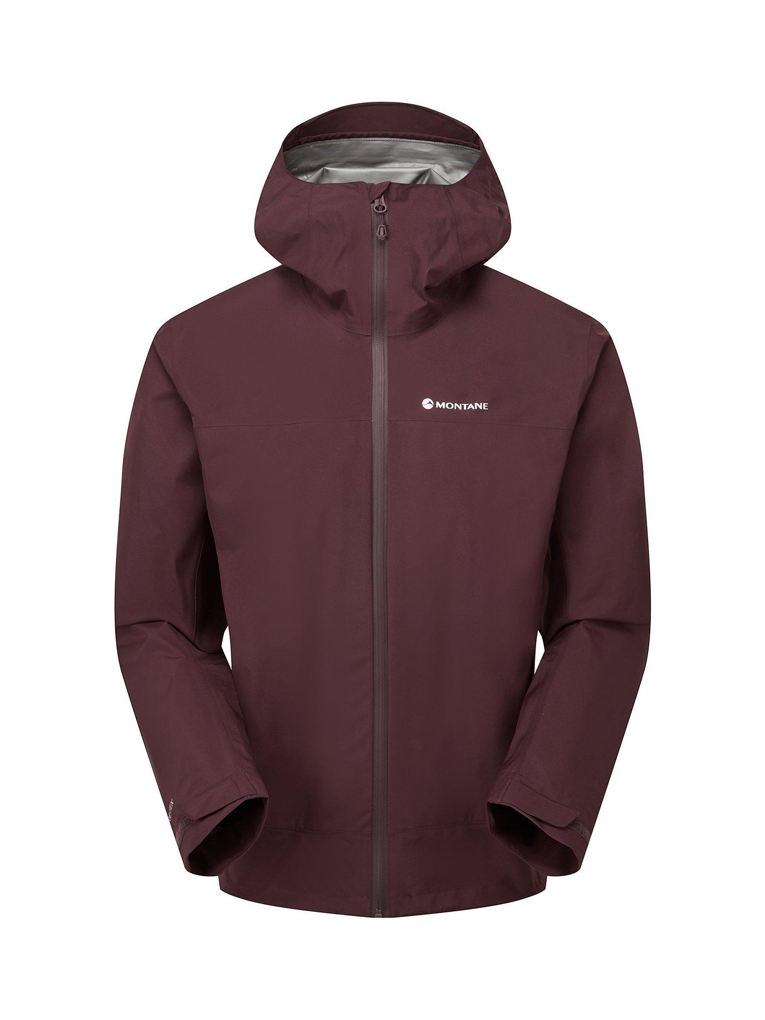 Product image 2 of 3, which shows Montane Spirit Men's Gore-Tex Waterproof Jacket, Dark Garnet, S