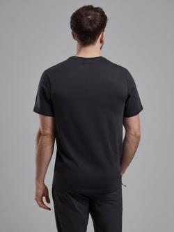 Montane Mono Logo Organic Cotton T-Shirt - view 2, Midnight Grey