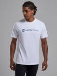 Montane Mono Logo Organic Cotton T-Shirt, White