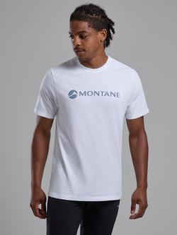 Montane Mono Logo Organic Cotton T-Shirt, White