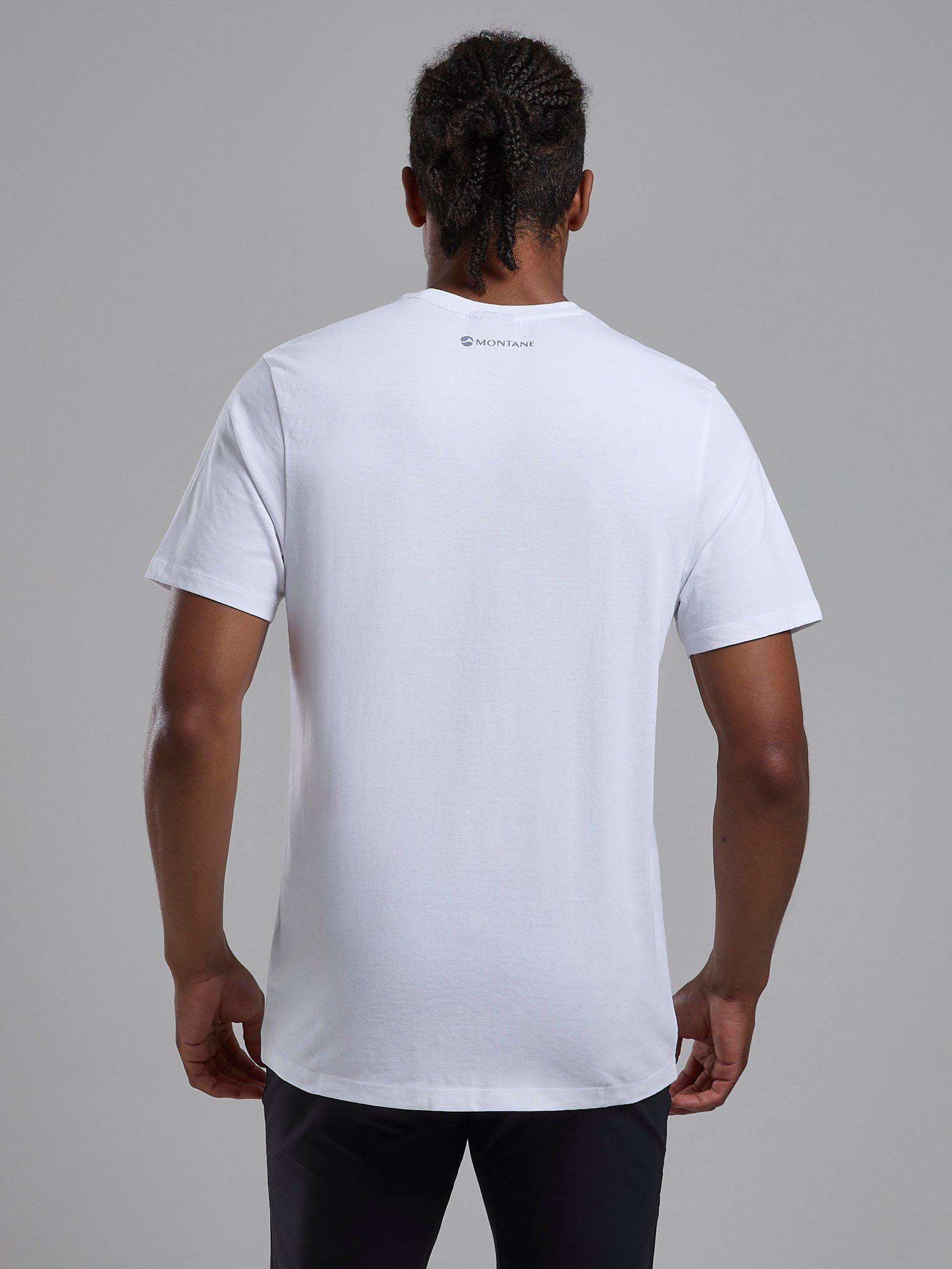 Product image 2 of 6, which shows Montane Mono Logo Organic Cotton T-Shirt, White, XS