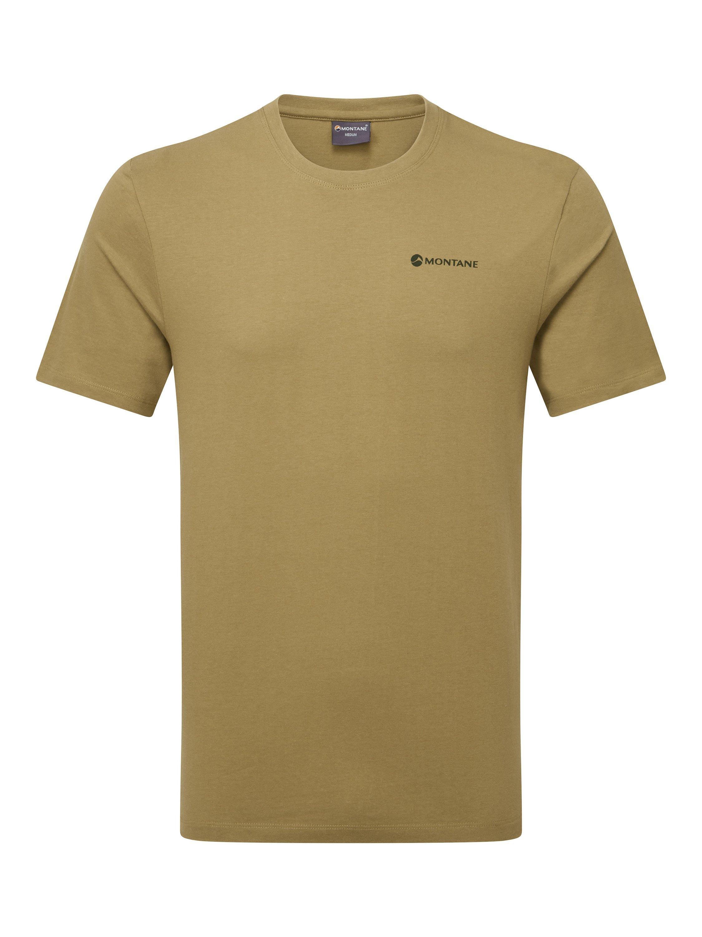 Product image 5 of 6, which shows Montane Organic cotton The Wear Repair T-Shirt, Olive, XS
