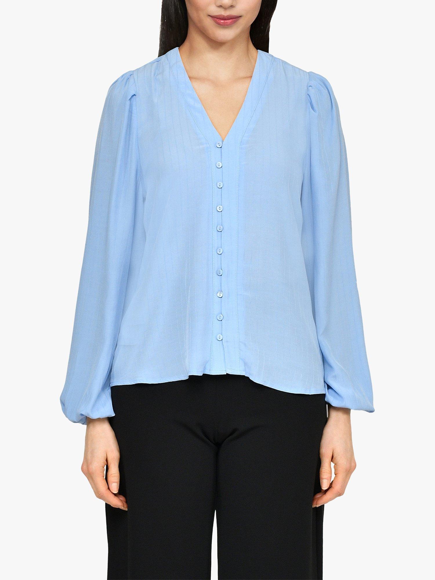 Sisters Point Viada Casual Look Shirt, Sky Blue, XS