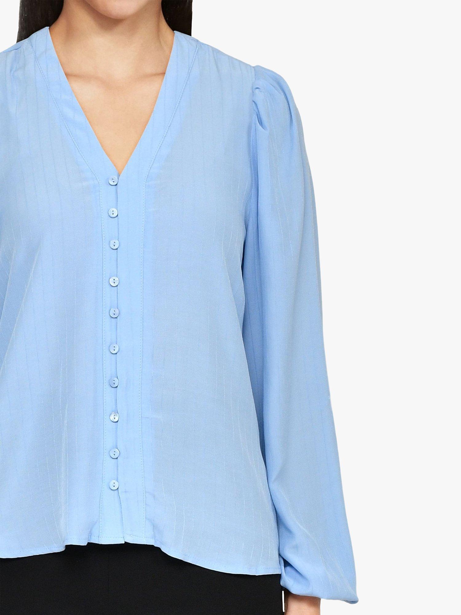 Sisters Point Viada Casual Look Shirt, Sky Blue, XS