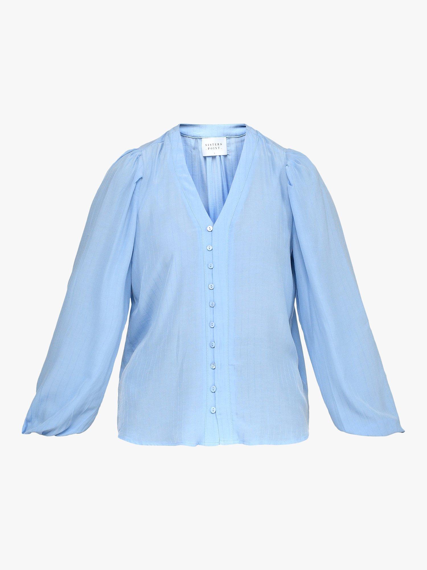 Sisters Point Viada Casual Look Shirt, Sky Blue, XS