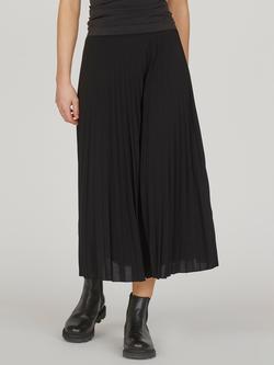 Sisters Point Pleated Midi Skirt, Black, Black