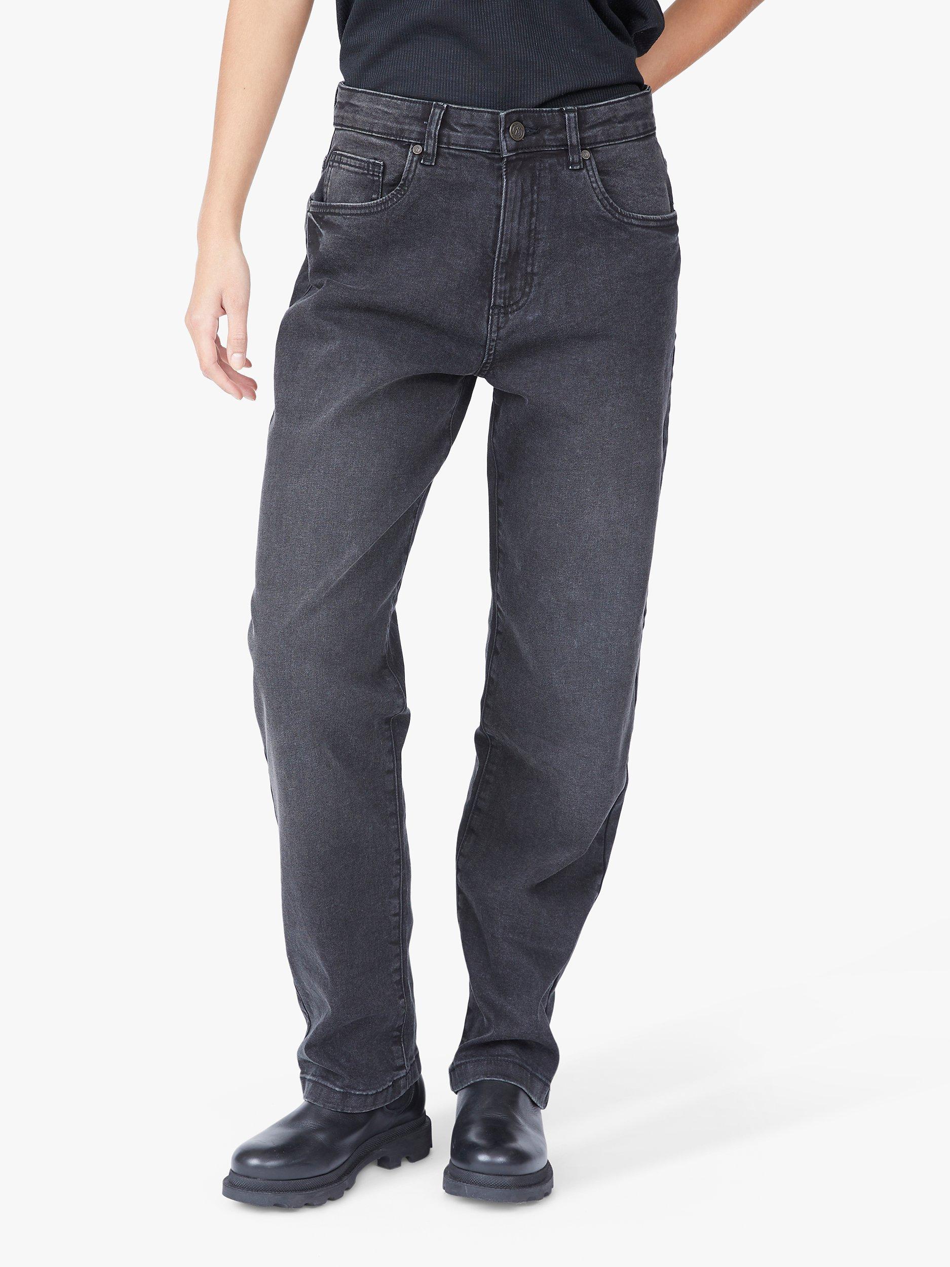 Sisters Point ODI-STRAIGHT D. High Waist Jeans, Grey